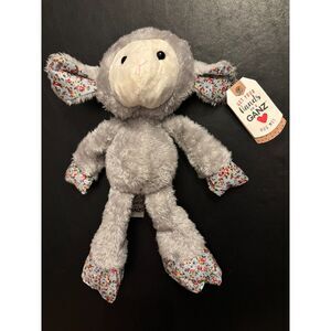 Ganz Blooming Wooly Plush Lamb Gray Easter Soft NWT